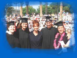 Kara, Nancy, Trisha, Paul, and Amy at graduation